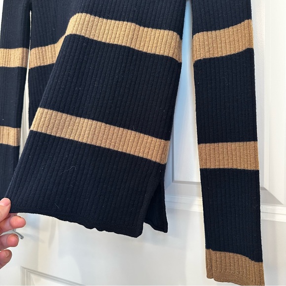 SOLD! on eBay S MAX MARA Label-cut Virgin Wool Stripe Sweater&Skirt SET Size:US4 - Picture 7 of 16